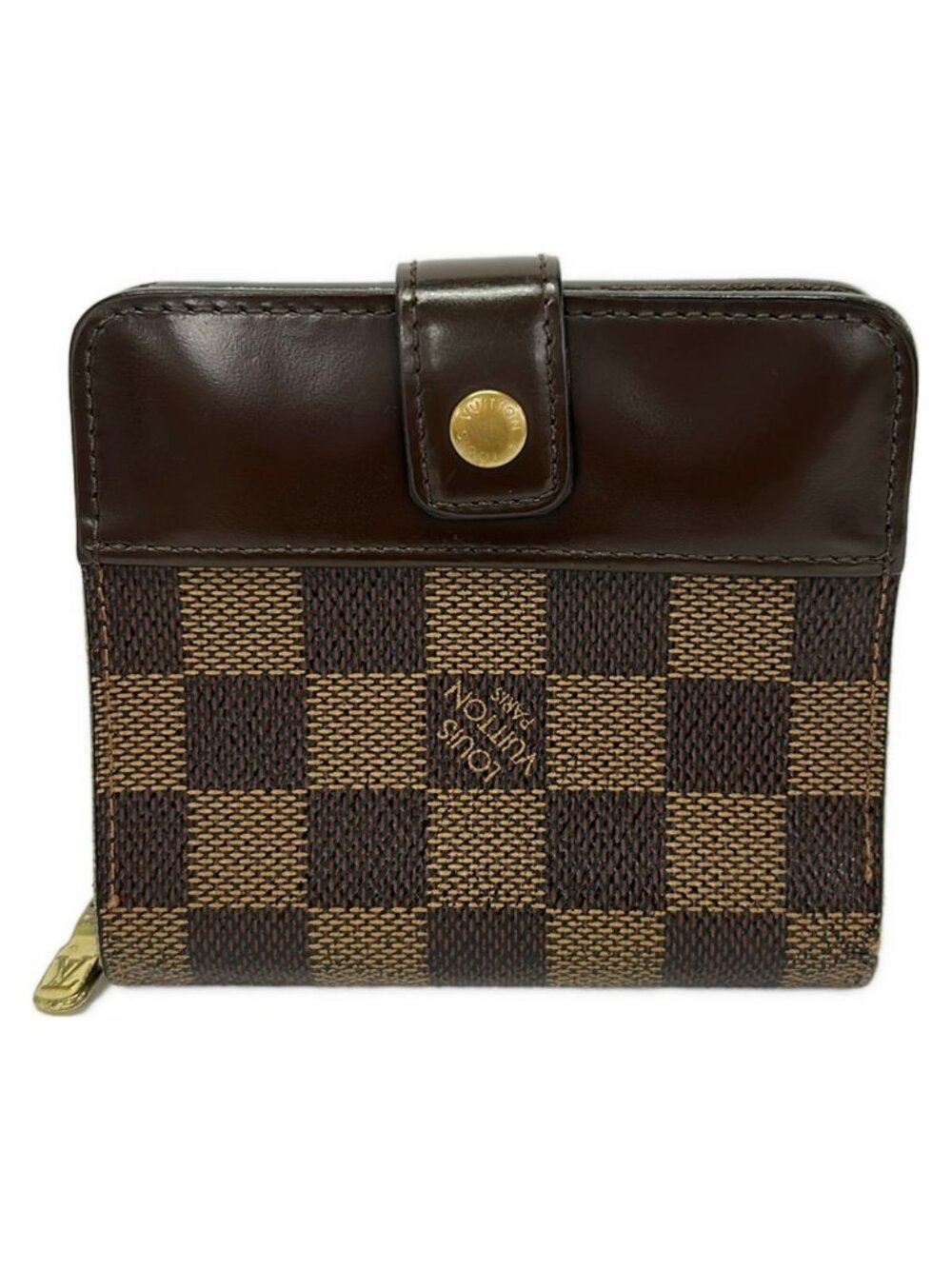 Louis Vuitton Bifold Wallet Damier Compact Zip Ebene